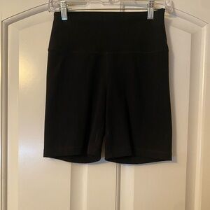 90 Degree By Reflex Black Bike Shorts